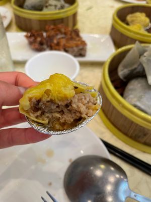 xiao long bao - some soup at bottom at Imperial Garden in San Francisco