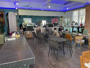 Inside the café  at Difference in Geumsan