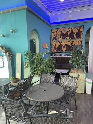 Inside the café  at Difference in Geumsan