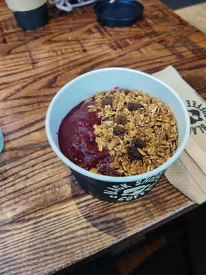 Berrysta bowl at Black Sheep Coffee  in Edinburgh