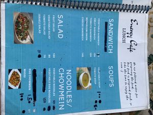 Menu  at Energy Cafe & Guest House in Bundi