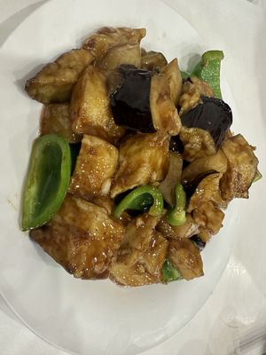 Potato, green pepper, eggplantt  at Barilla Dumplings 百味饺子酒楼 in Auckland