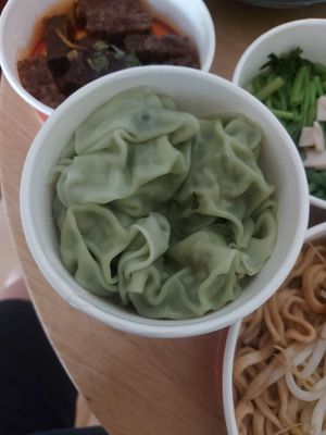 Dumpling soup at FJ Veggie 芳珍蔬食 in Kaohsiung