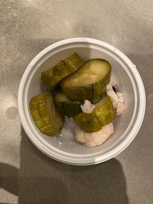Pickle side   at Cafe One -  JW Marriott Seoul in Seoul