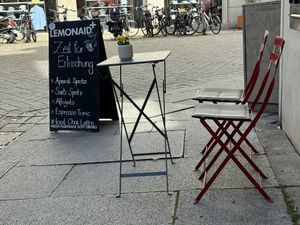 outside  at Barösta Kaffeehaus in Osnabrueck