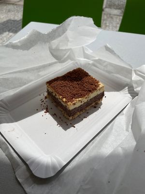 Carob cake  at Dary Země in Roznov Pod Radhostem
