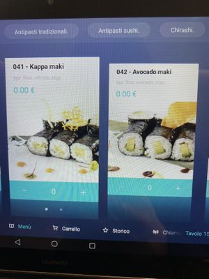   at Fuji Sushi in Bologna