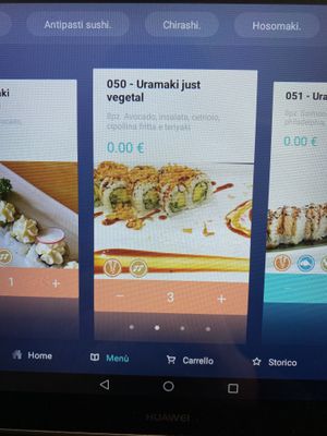   at Fuji Sushi in Bologna