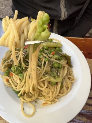 Vegan pasta   at Rosticceria Li Ze Gua in Pisa