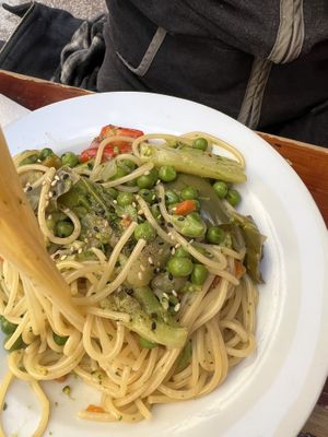 Vegan pasta  at Rosticceria Li Ze Gua in Pisa
