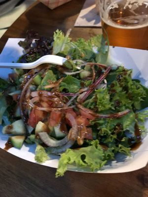 Side salad at The Terminal at Line 51 Brewing Company in Oakland