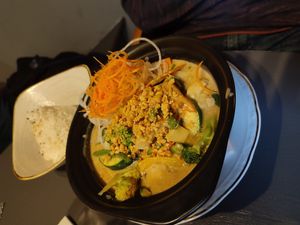 Veganes Curry (Nr. 30) at Monchi in Leipzig