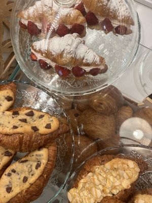 Vegan strawberry croissant   at Spotted Pig in Makati