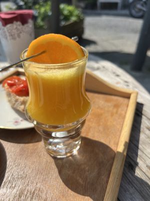 Juice of the day  at The Florist Bar in Naples