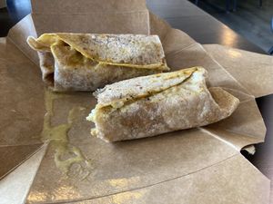 Chzzy Roll Up with Sausage  at Bitchin Donuts in Albany