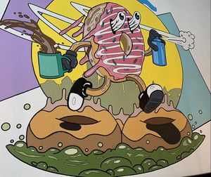 Wall decor  at Bitchin Donuts in Albany