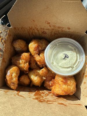 BBQ wings  at Bitchin Donuts in Albany