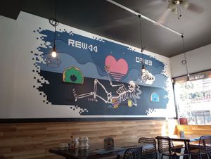 Dining area at Bitchin Donuts in Albany