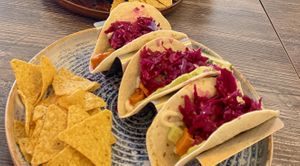 So delicious tofu 🌮 taco!!   at Dalu in De Haan