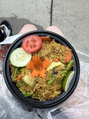 Pineapple fried rice (10/10)   at Green Elephants Thai Vegan in Watkins Glen