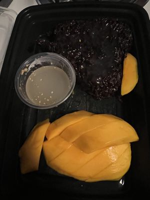 Mango sticky rice dessert   at Green Elephants Thai Vegan in Watkins Glen