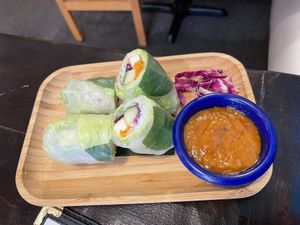   at Green Elephants Thai Vegan in Watkins Glen