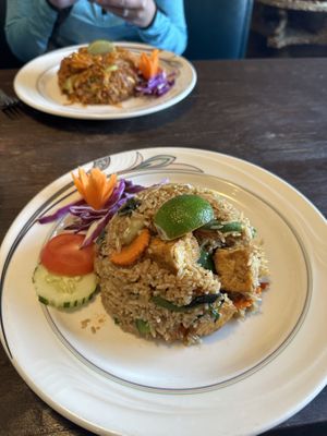 Spicy basil fried rice   at Green Elephants Thai Vegan in Watkins Glen