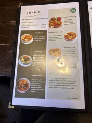   at Green Elephants Thai Vegan in Watkins Glen