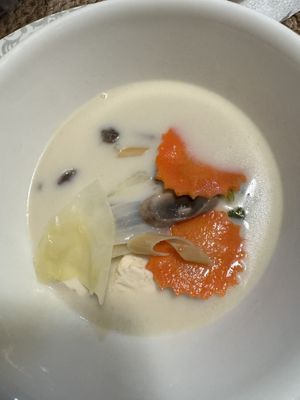 Tom Kha  at Green Elephants Thai Vegan in Watkins Glen