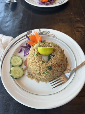 Spicy Basil Fried Rice   at Green Elephants Thai Vegan in Watkins Glen