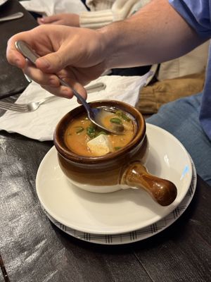 Royal tom yum  at Green Elephants Thai Vegan in Watkins Glen