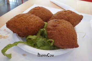 Vegetarian kibbe (sautee onions, whole chickpeas and nuts) at Kebab in Maracaibo