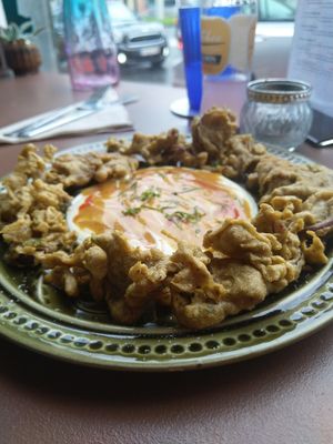 onion bhaji at Must Be Loof in Ghent
