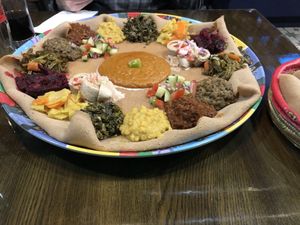 Vegan special for 2  at Abugida  in South West London