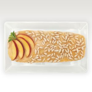 Pastel de melocotón at Clorawfila in Sant Cugat Del Valles