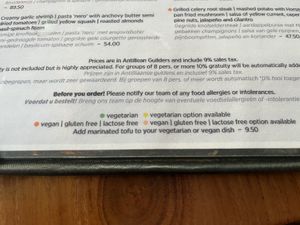   at Restaurant Fort Nassau in Willemstad