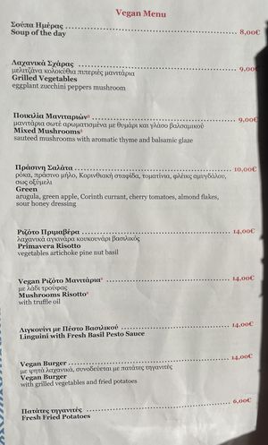 Great, vegan options  at Sin Athina  in Athens
