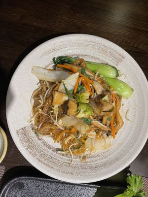 Glass noodles   at La Moi Plant-Based Restaurant in Ho Chi Minh City