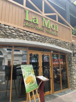 Storefront   at La Moi Plant-Based Restaurant in Ho Chi Minh City