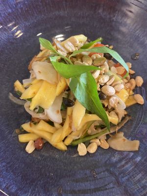 Jackfruit salad   at La Moi Plant-Based Restaurant in Ho Chi Minh City