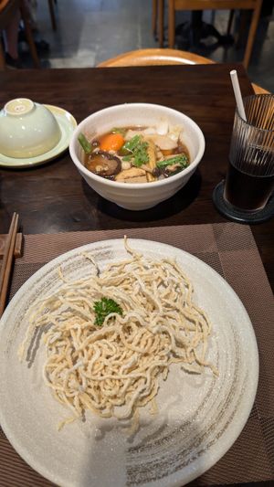 Fried Noodles at La Moi Plant-Based Restaurant in Ho Chi Minh City