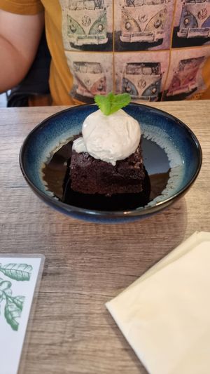 Brownie at Greens&Beans  in Bruges