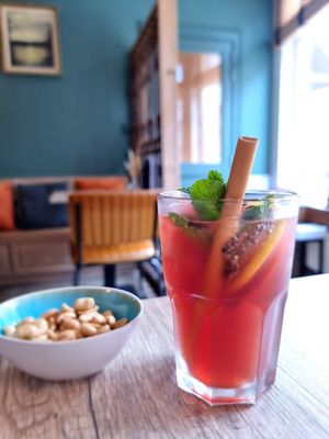 Mocktail at Greens&Beans  in Bruges