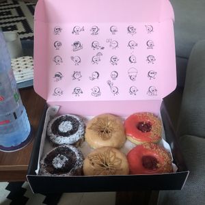 Vegan box of six  at HERE-O Donuts  in Abu Dhabi