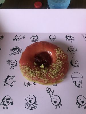 Strawberry   at HERE-O Donuts  in Abu Dhabi