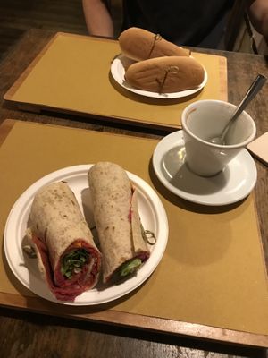 wrap + hotdog at Radicetonda - Via Spallanzani in Milan