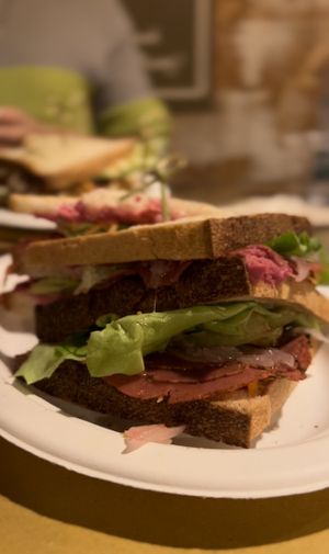 Club sandwich  #Veganuary at Radicetonda - Via Spallanzani in Milan