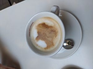 Oat cappuccino at Radicetonda - Via Spallanzani in Milan