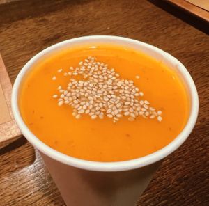 Pumpkin and ginger soup  at Radicetonda - Via Spallanzani in Milan