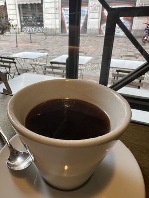 Caffe’ americano  at Radicetonda - Via Spallanzani in Milan